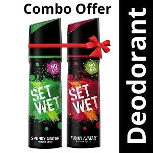 ShoppingMantraS.com sharing Best Deal on Set Wet Perfume, 120ml (Spunky and Funky Avatar, Pack of 2). checkout now and buy at best price in India.