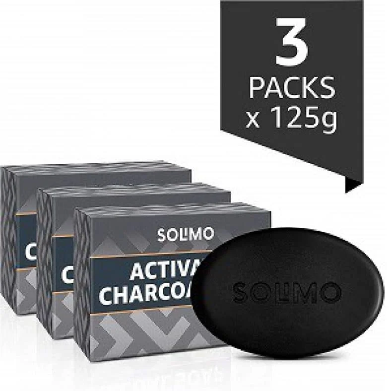 Solimo Activated Charcoal Soap