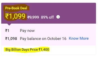 Flipkart Pre-book Deals – Amazing Loot Deals | Book By ₹1 | Must Buy 1 Flipkart Prebook Deals – Amazing Loot Deals Book By ₹1 Must Buy