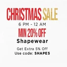 Shapewear Min 20% Off + Extra 5% off Collection - Zivame Offer, Sale & Coupon