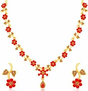 Jewelry sets from ZAVERI PEARLS and Sukkhi up to 91 % Off – Limited Time Offer